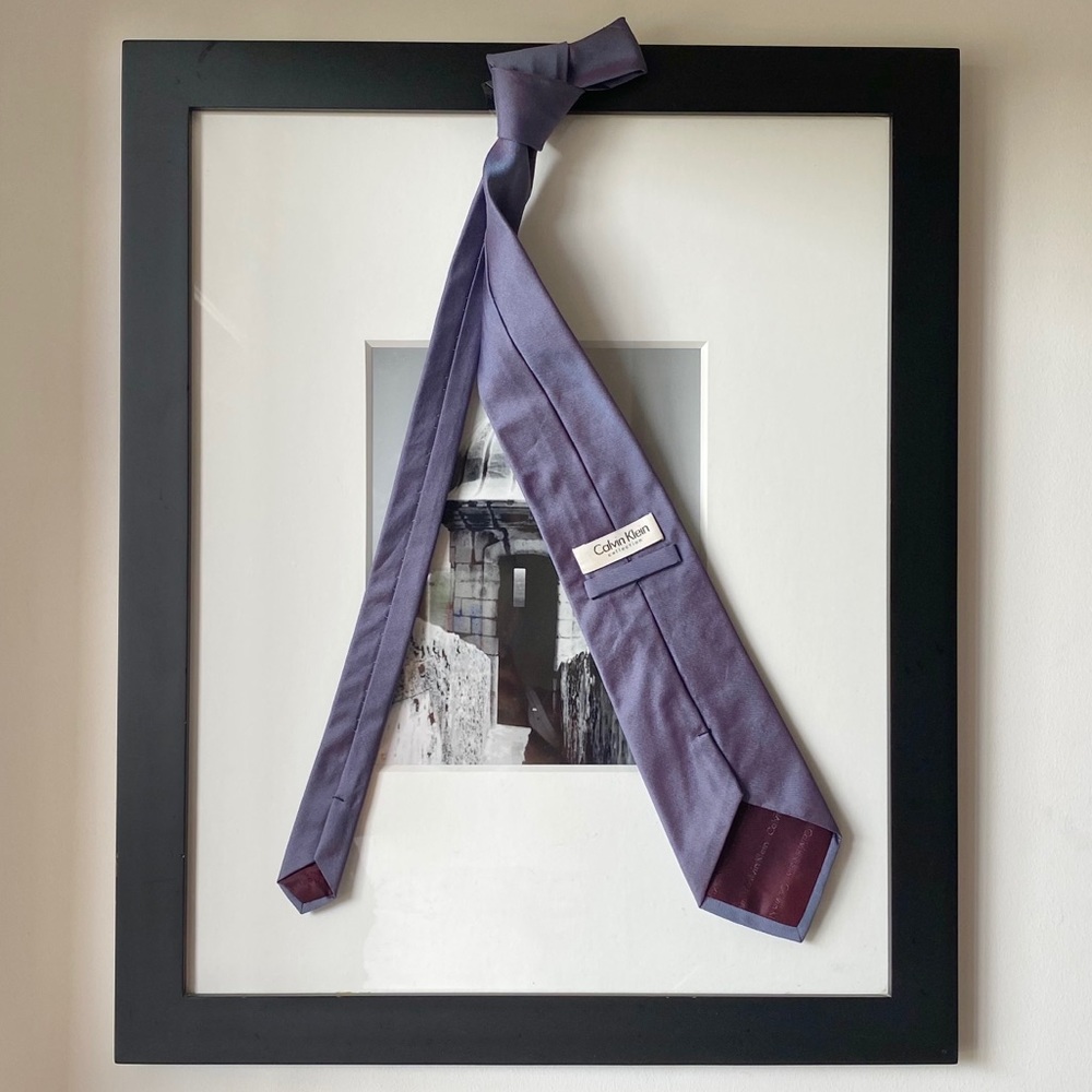 Calvin Klein Collection Vintage Silk Woven Necktie